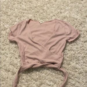 Garage wrap crop top